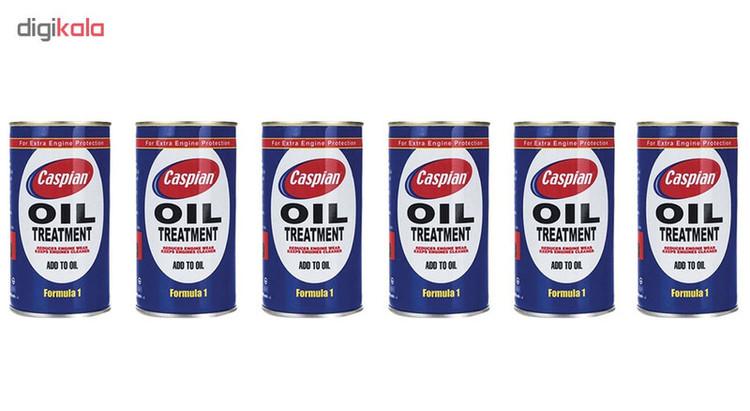 مکمل روغن موتور خودرو کاسپین مدل Formula 1 حجم 300 میلی لیتر بسته 6 عددی